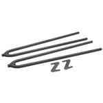 Classic 32 Inch Rear Radius Rods Plain Steel