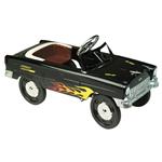 1955 Black with FLames Chevy Pedal Car l