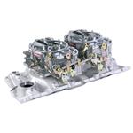 1957-86 S/B Chevy Dual Quad Kit