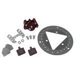 Sprint Car Left Front Brake Kit - Titanium Round Rotor