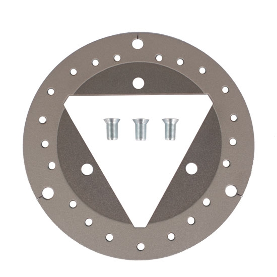 Ultra Lite Brakes T-250-9875-3 Titanium Ceramic Solid Front Rotor