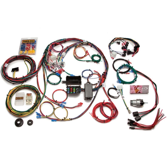New Painless 201211967 1968 Ford Mustang Wiring Harness Kit 22 Circuit Hot Rod