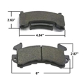 AFCO 1251-1154 D154 1978-Up GM Metric Pads