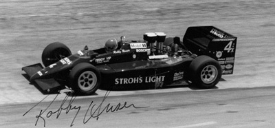 Robby Unser In the Speedway IndyCar