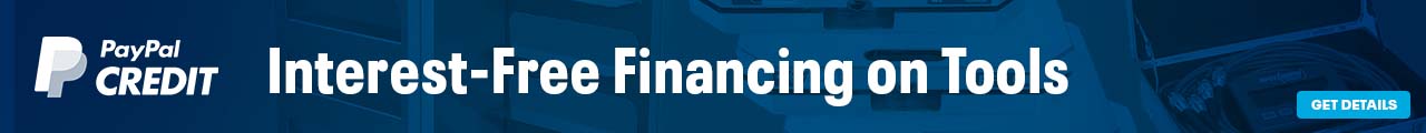 Interest-Free Financing on Tools
