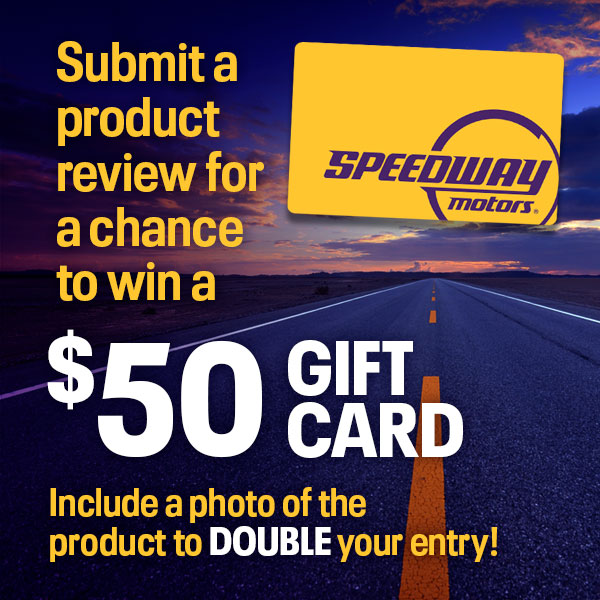 Your chance to win a $50 Giftcard.